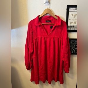 NWT large red dress